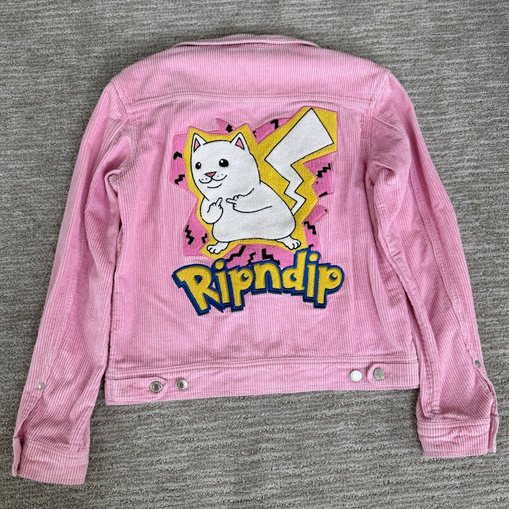 Ripndip Pink Corduroy Pikachu Jacket